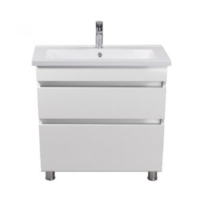 Mobilier de baie alb Soft 80 cm
