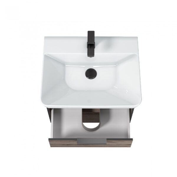 Mobilier de baie gri / stejar Denver 60-A - imagine 3