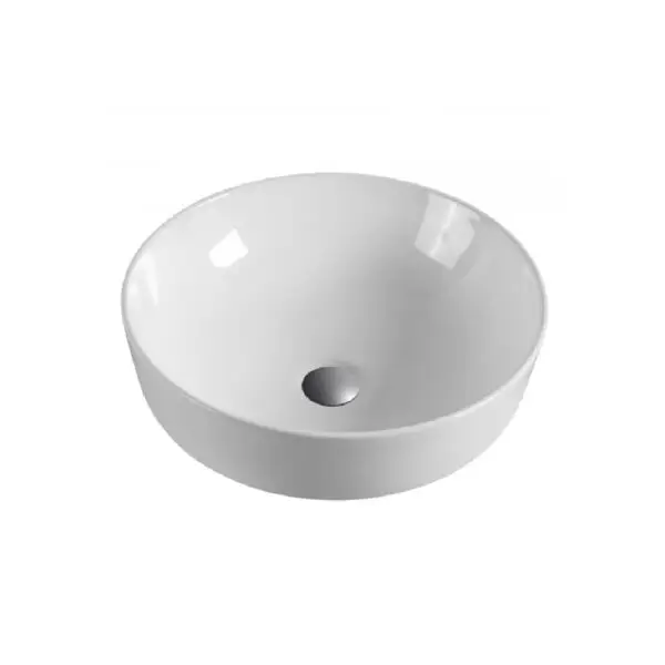 Lavoar rotund Sette alb 42x42x14 cm