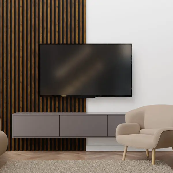 Riflaj / panou Linea slim 3 alun / negru - imagine 3
