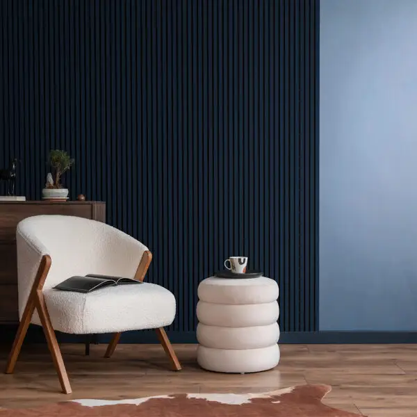Riflaj / panou Linea acustic bleumarin / negru - imagine 6