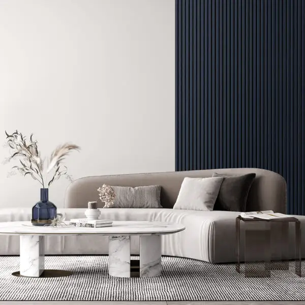Riflaj / panou Linea acustic bleumarin / negru - imagine 3