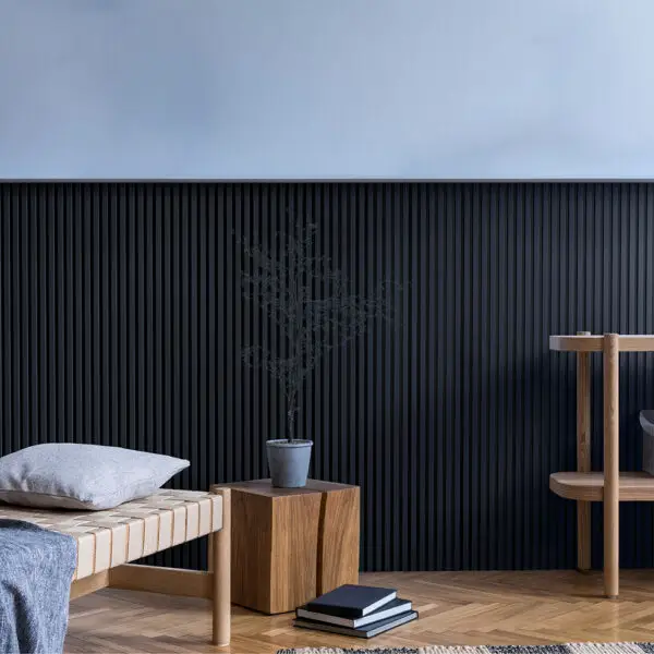 Riflaj / panou Linea acustic bleumarin / negru - imagine 4
