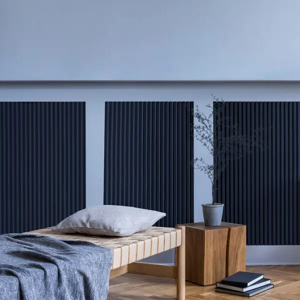 Riflaj / panou Linea acustic bleumarin / negru - imagine 5
