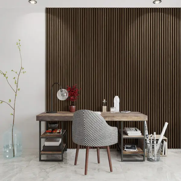 Riflaj / panou Linea acustic esotica / negru - imagine 7