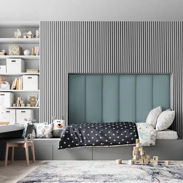 Riflaj / panou Linea acustic gri / negru - imagine 4