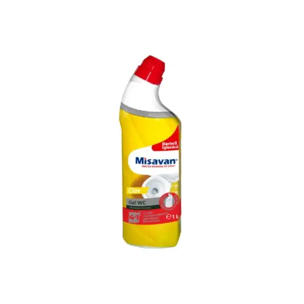 Solutie curatare toaleta Misavan Gel Wc 4in1 1l
