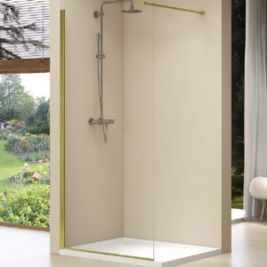 Paravan dus Mara Gold Walk-In 8 mm 90x195 cm