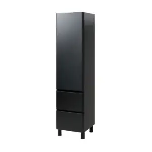 Dulap de baie negru mat Vivace PPN2SH D40