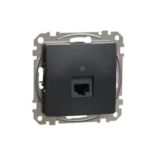 Priza RJ45 Cat5E UTP antracit SDD114451