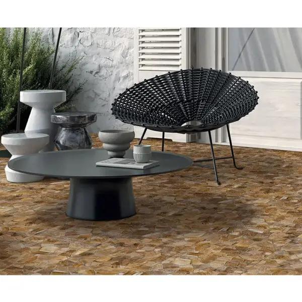 Gresie portelanata maro 45x45 cm Magma - 6046-0534 - imagine 2