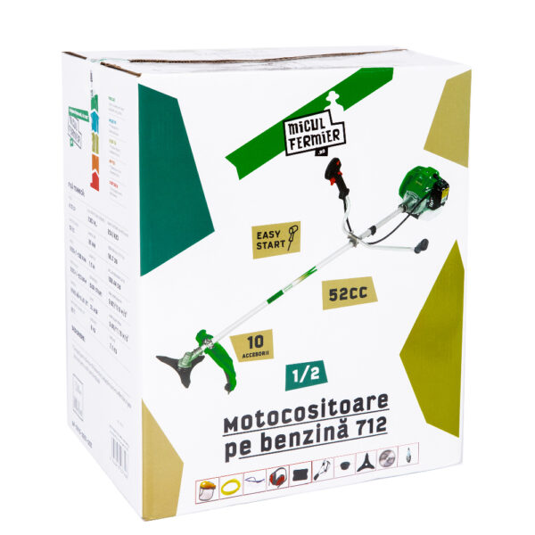 Motocositoare pe benzina 712 cu 10 accesorii, 52CC GF-0915-S001-G03 - imagine 3