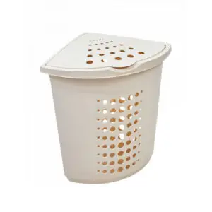 Cos de rufe pe colt 45L. (trandafir alb)