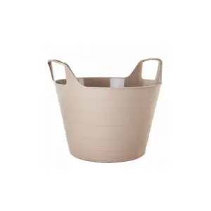 Coș flexibil „Uno” 29 L (trandafir alb/cacao)
