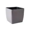 Ghiveci "Quadro" cu insert 27x27x26cm (granit/cacao/cappuccino/frezie)
