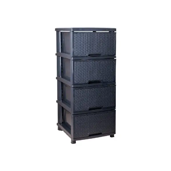 Dulap depozitare "Rattan" 4 sertare - imagine 3