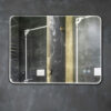 Oglinda de baie led si dezaburire reversibila 60x80 cm - imagine 2
