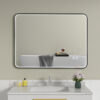 Oglinda de baie led si dezaburire reversibila 60x80 cm