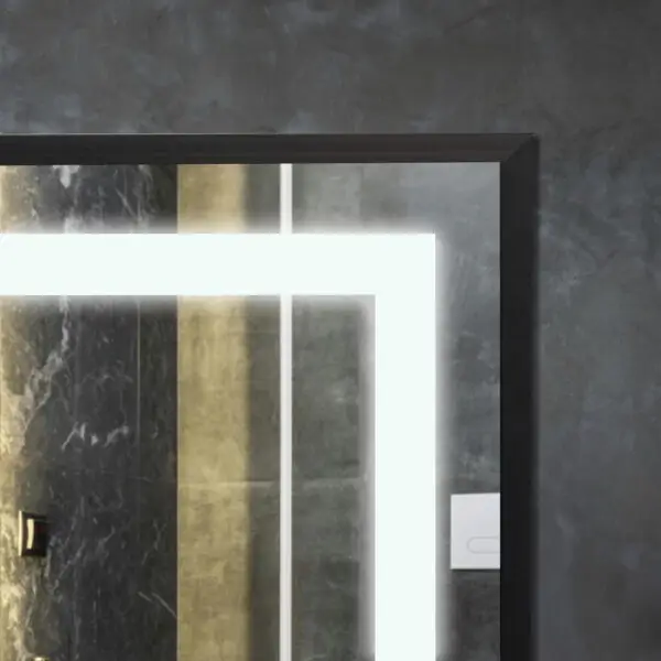 Oglinda cu LED si dezaburire 140x40 reversibila - imagine 2