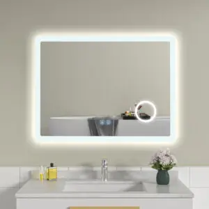 Oglinda de baie LED si dezaburire 60x80 NC061