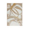 Covor modern maro / auriu Efes 60x100 cm HE776