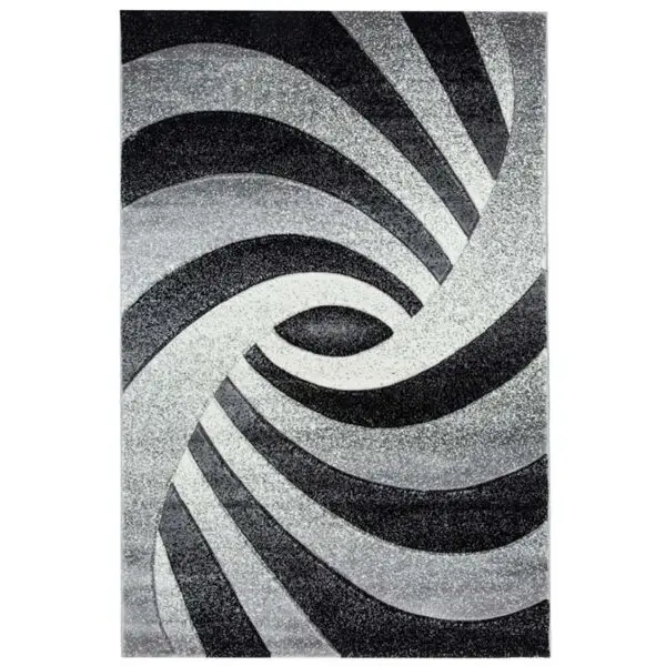 Covor Geometric negru/gri Sultan 36713A 80x150 cm