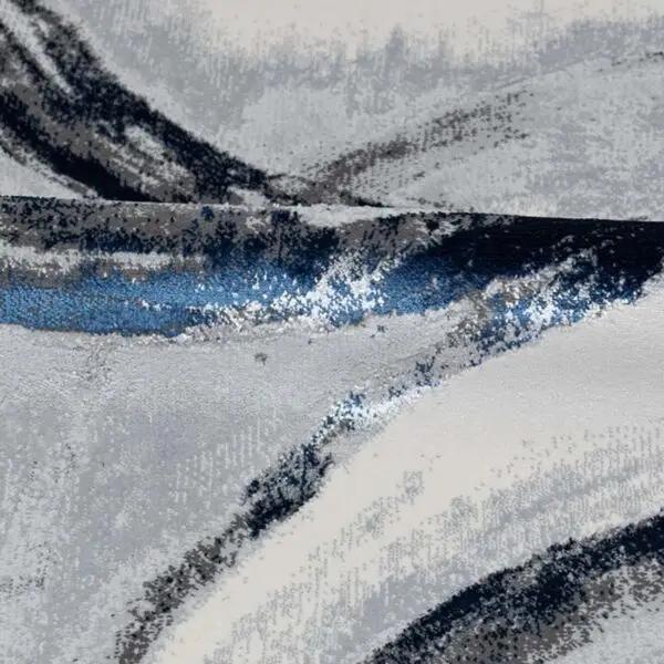 Covor modern gri / albastru Efes 200x300 cm HE776 - imagine 2