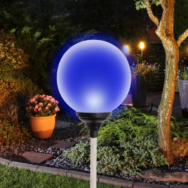 Decor solar glob din sticla LED multicolor MX 625 - imagine 3