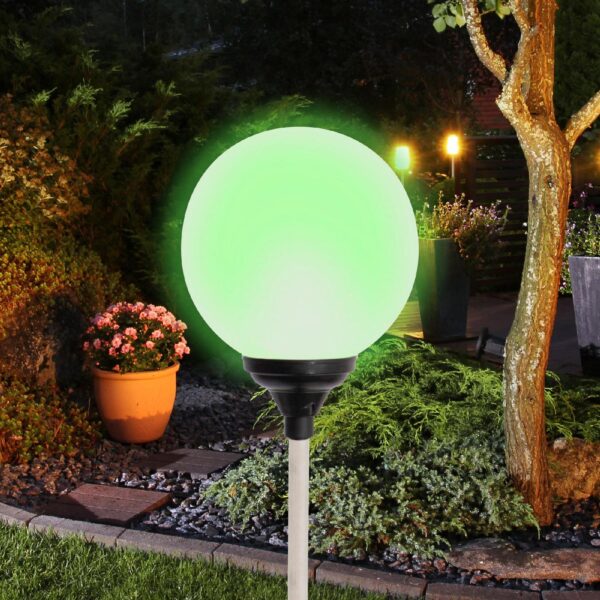 Decor solar glob din sticla LED multicolor MX 625 - imagine 5