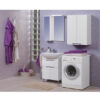 Set mobilier de baie alb 60 cm Tetris - imagine 6
