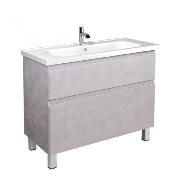 Set mobilier de baie gri 80 cm Premium Palermo