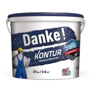 Tencuiala decorativa Danke! Kontur - bob 25 Kg