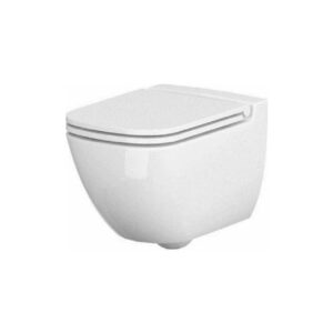 Set vas WC suspendat Cersanit Caspia New Clean On cu capac inchidere lenta K701-103