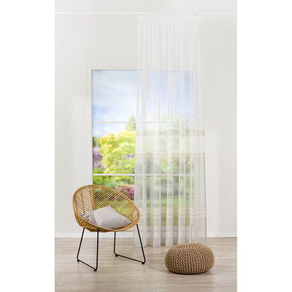 Perdea gri Borghese 280 cm - imagine 2