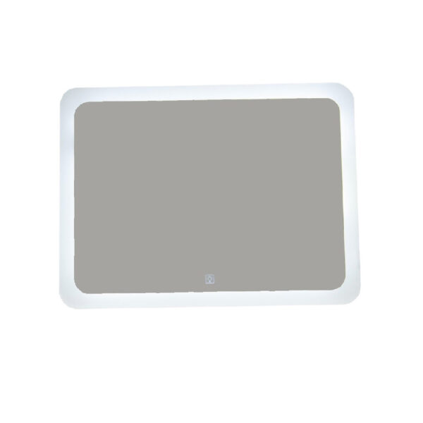 Oglinda de baie cu iluminare led si intrerupator touch 80 x 60 cm
