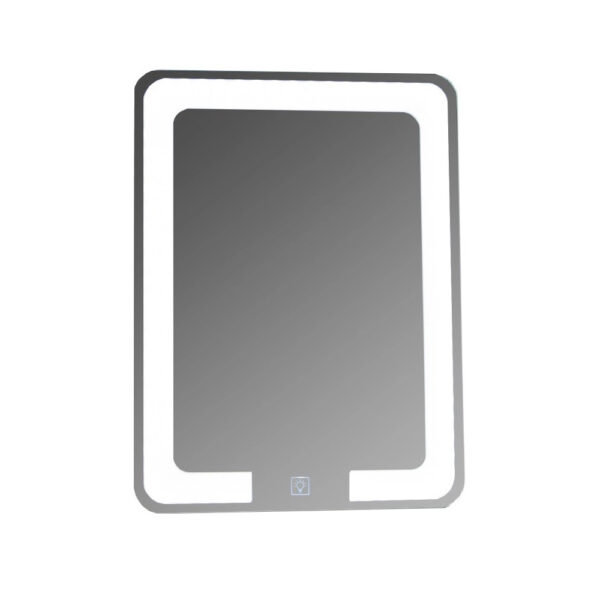 Oglinda de baie cu iluminare led si intrerupator touch 60 x 80 cm