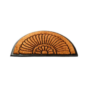 Covoras intrare fibra de cocos maro DM 25 -75x45 cm - semicerc