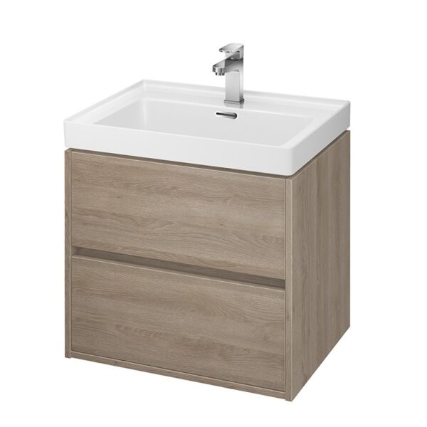 Set mobilier de baie stejar 60 cm Crea