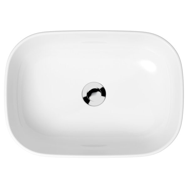 Lavoar pe blat alb Moduo oval 50 K116-050 - imagine 2
