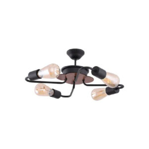 Lustra Enis 2 Negru 4xE27 60W