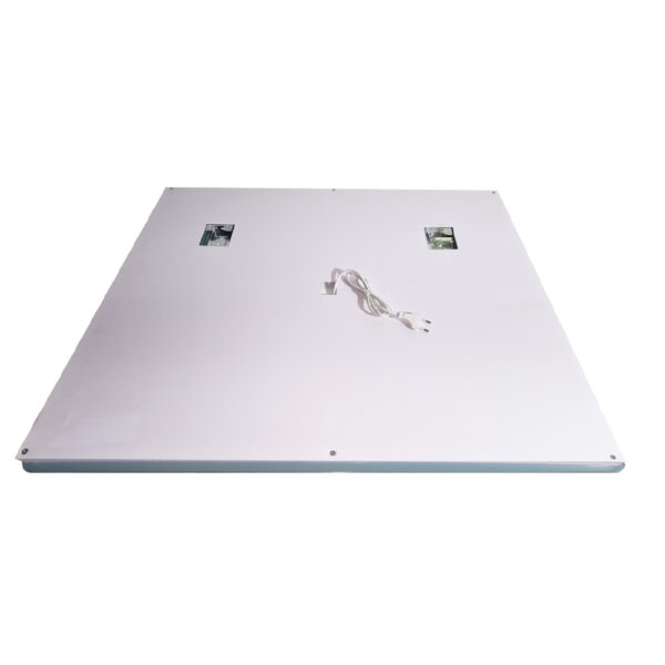 Oglinda de baie cu iluminare LED, functie dezaburire, ceas si termometru 80x80 cm MD1 - imagine 3