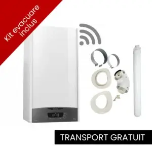 Centrala termica pe gaz in condensatie Ariston Clas One WIFI 24, kit evacuare inclus