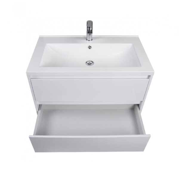 Mobilier de baie alb Marko 80-A - imagine 3