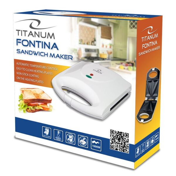 Sandwich maker 1000W Fontina ESP-TKT006W - imagine 4