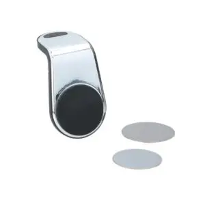 Suport telefon auto magnetic cromat 7x3.7 cm