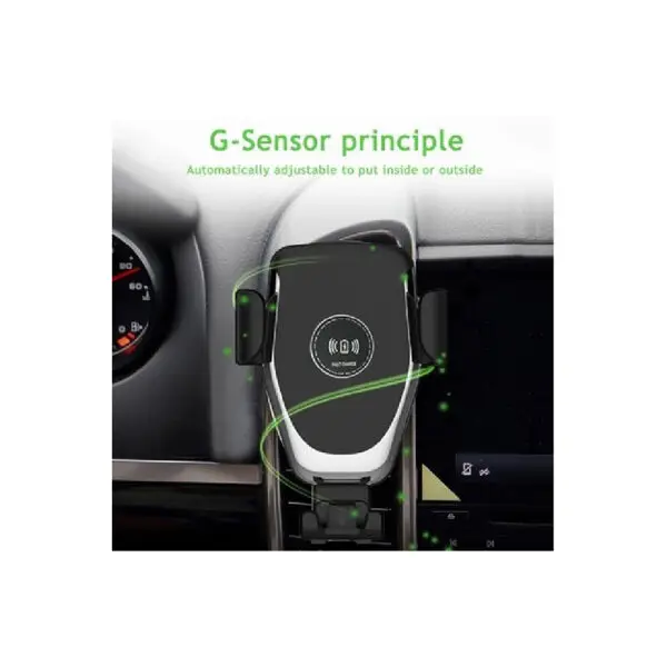 Suport telefon auto cu incarcare wireless - imagine 2