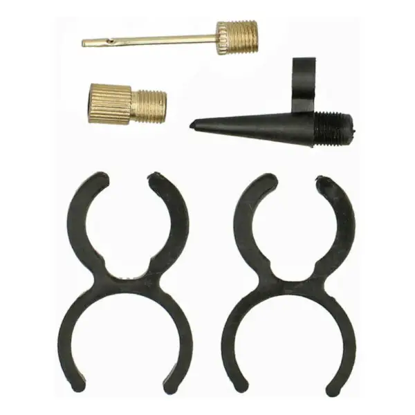 Pompa mini bicicleta cu 3 adaptoare si cu dispozitiv de prindere pe cadru - imagine 3