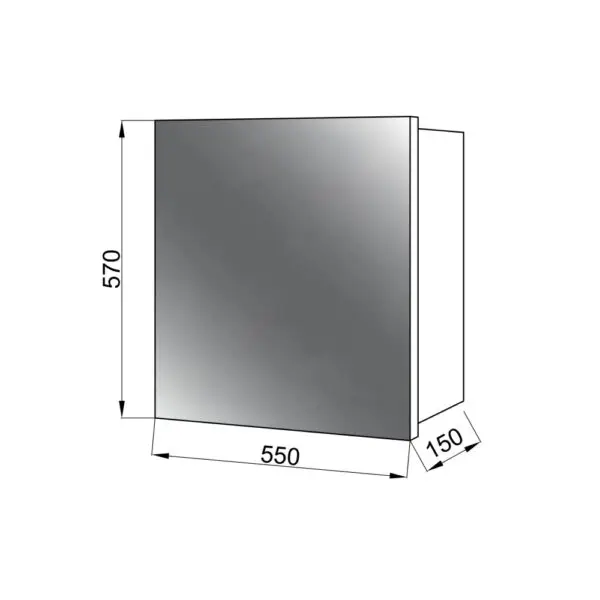 Oglinda baie Eco Z - 55 - imagine 2