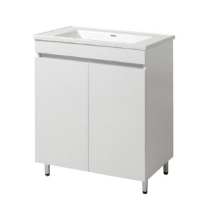Mobilier de baie alb Monaco 60 PIC + lavoar Kante