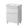Mobilier de baie alb lucios Vivace 60 cm + lavoar